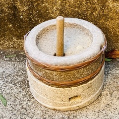 石臼 いしうす ひきうす 石うす 製粉器 粉 ミル 蕎麦