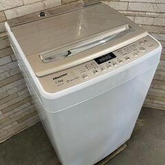 【美品】大阪送料無料★3か月保障付き★洗濯機★ハイセンス★7.5kg★2021年★HW-DG75A★S-661