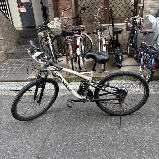 前後サスペンション付きマウンテンバイク