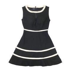 IRMA イルマ デコルテビジュー カットアウトジャガードフレアミニドレス キャバドレスの画像