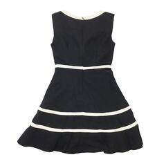 IRMA イルマ デコルテビジュー カットアウトジャガードフレアミニドレス キャバドレスの画像