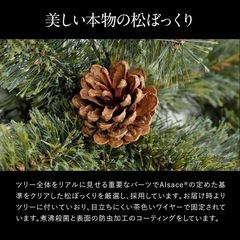 アルザスツリー180㎝専用ケース付きの画像
