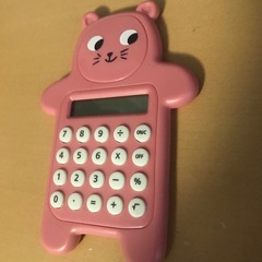 フライングタイガー　　計算機　ピンク　かわいい　