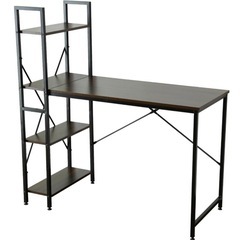 ラック付きデスク 収納付きパソコンデスク　　