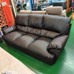 【愛品倶楽部柏店】NITORI ニトリ 3人用ソファ Nシールド ビット3KD 傷・汚れに強い合成皮革