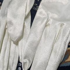 未使用★サテンウェディンググローブの画像