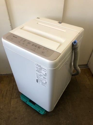 ★K139★2021年製Panasonic製6.0㌔洗濯機★6ヶ月保証付き★近隣配送・設置可