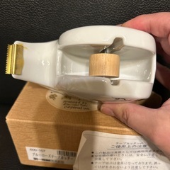猫さんブルーローズテープカッターの画像