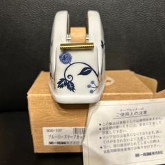 猫さんブルーローズテープカッターの画像
