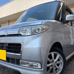 低走行9万キロ台☆月々9千円〜分割可❗️車検2年付き！【名義変更代込み】広い車内！大人気‼️ダイハツ タントカスタム☆Bluetoothナビ付き☆走行中DVD見れます☆便利なバックカメラ付き☆純正アルミ☆事故修復歴無し☆スライドドア☆ドライブレコーダー☆そのまま乗って帰れます！の画像