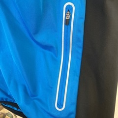 HA2502-167 配送不可 Nike モックネックテックシャツ ブルー ブラック サイズ:M 毛玉汚れ有りの画像