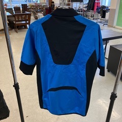 HA2502-167 配送不可 Nike モックネックテックシャツ ブルー ブラック サイズ:M 毛玉汚れ有りの画像