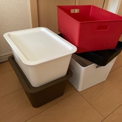 収納ボックス各種あげます！！の画像