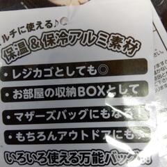 収納BOXにもなる保冷保温バッグの画像