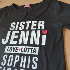 130cm Sister Jenni 長袖Tシャツ 黒 シスタージェニィの画像