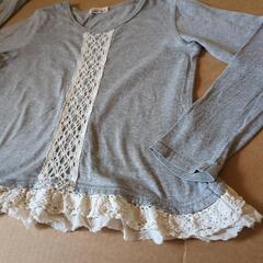 Branshes 130cm グレー レース Tシャツの画像