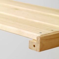 【売約済】【中古/半額】IKEA 収納シェルフユニット ソフトウッド 77x28 cmの画像