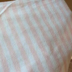 マザウェイズ130cm ピンクボーダーＴシャツの画像