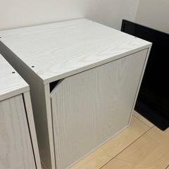 収納　ボックス　ホワイトの画像