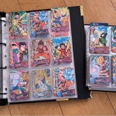 ドラゴンボールヒーローズカードファイル&カード数十枚の画像
