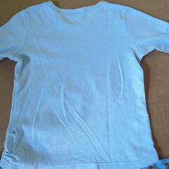 クラウンバンビ130cm 水色 Tシャツ リボン付きの画像