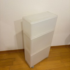 無印良品　ポリプロピレンストッカー　キャスター付