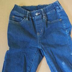 デニムパンツ130cmの画像