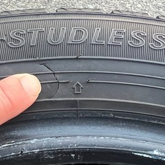 難あり！軽自動車に！スタッドレスタイヤ オートバックス ノーストレックN5 1本155/65R14 国産 日本製の画像