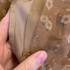 【新品未使用タグ付】 earth フラワーチュール リバーシブルスカートの画像