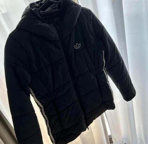 リバプール ダウンジャケット アディダス adidas ヴィンテージ　L アディカラー クロップド合成ダウン パファー / アディダスオリジナル