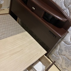 シングルベッド　マットレス無しの画像