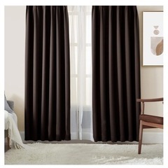 カーテン 1枚セット(ブラウン) 
