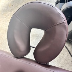 エステ台 施術台 エステ用電動ベッド 自動昇降式 電動昇降ベット マッサージベッド ブラウンの画像