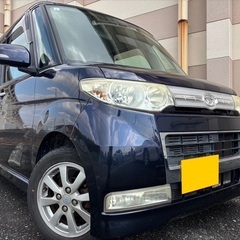 Bluetoothナビ付き☆月々9千円〜分割可❗️車検2年付き！【名義変更代込み】広い車内！大人気‼️ダイハツ タントカスタム☆Bluetoothナビ付き☆走行中DVD見れます♪ETC付き☆便利なバックカメラ付き☆純正アルミ☆事故修復歴無し☆電動スライドドア☆ドライブレコーダー付きのフル装備☆そのまま乗って帰れます！の画像