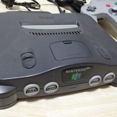 ■NINTENDO64 セット 本体 NUS-001 ゲーム 本体 コントローラーの画像