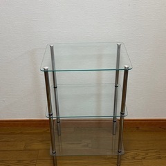 ガラス　3段ラック
