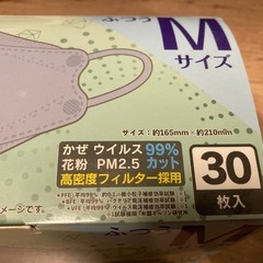 新品 30枚入 マスク グレー ふつう Mサイズ 風邪 インフル コロナ　予防の画像