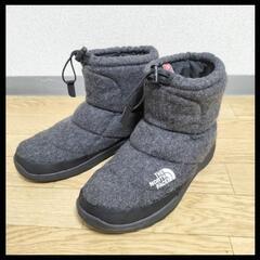 スノーシューズ ノースフェイス THE NORTH FACE ヌプシブーティウォータープルーフVIIショート ウールブラック 黒 NF52273-WB  メンズ シューズ 靴 23FW｜PISTACCHIO DAIKANYAMA