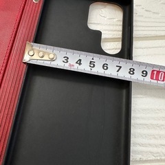 GALAXY S23ケース 手帳型 ギャラクシー S23ケース 手帳型 マグネット式 カード収納き スタンド機能 レッドの画像
