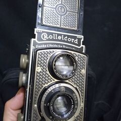 整備済み　Rolleicord I アールデコ　金ピカコード