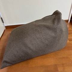 背もたれビーズクッション本体+専用替えカバー　セットの画像