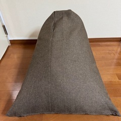 背もたれビーズクッション本体+専用替えカバー　セットの画像