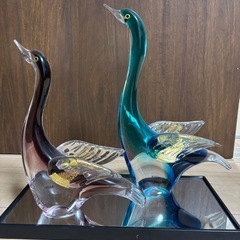 マルティグラス　鳥のガラス細工