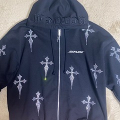 レフレム ラインストーンパーカー 
