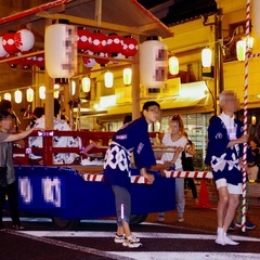 【無償譲渡】お祭りの地車　山車　屋台　移動舞台（紅蘭・タイヤ付）の画像