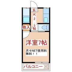 【決まりました。別室掲載しました。キャンペーンはあと2部屋です】★★初期費用1500円キャンペーン★★2月15日リフォーム完了！！鹿児島国際大学新入生必見！ネット無料！冷蔵庫＆洗濯機付き！仲介手数料無料♪風呂・トイレ別、TVドアホン、防犯カメラ、室内物干し、宅配ボックス有！大学まで徒歩12分！タイヨー徒歩3分！屋根付き駐輪場あり！ - 不動産