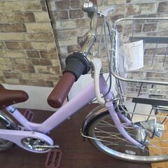 ☆新品　こども自転車　無印になりました、　LKV226 ラベンダ－の画像