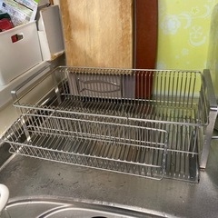 【最終週末セール‼️3月7.8.9日まで掲載】ステンレス 食器スタンド