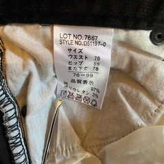 メンズ黒ベロアパンツベッチンジーンズボトムスズボンブーツカットフレアの画像