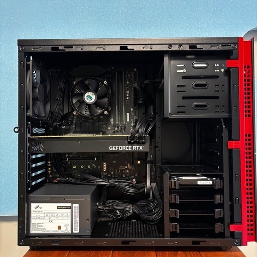 自作デスクトップパソコン Ryzen 5 1400 メモリ8GB GTX760 SSD M.2